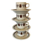 4 tasses  caf