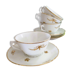 4 tasses de la faencerie de chartres sur cher