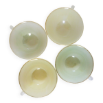 4 tasses harlequin vintage en arcopal 210183