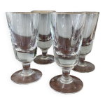 4 verres  absinthe anciens