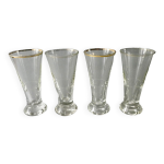 4 verres de bistrot,  pastis,  ricard, annes 40