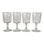 4 verres à eau / vin cristal taillé baccarat modèle proche chicago 4 verres à eau / vin cristal taillé baccarat modèle proche chicago
