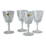 4 verres  liqueur vintage en cristal