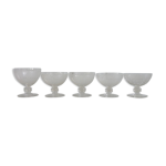 5 coupes  champagne baccarat france