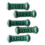 5 porte - couteaux en cramique verte effet bambou