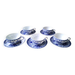 5 tasses  th ou caf en porcelaine du japon modle phoebus