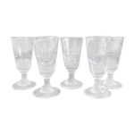 5 verres  absinthe