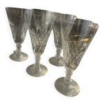 5 verres flutes � champagne baccarat mod�le armagnac