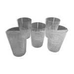 5 verres à jus de fruit baccarat modèle nancy 5 verres à jus de fruit baccarat modèle nancy