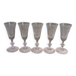 5 verres  liqueur ou eau de vie