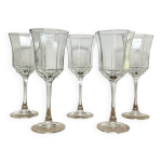 5 verres  vin octime luminarc