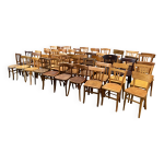 50 chaises bistrot dpareilles thonet en bois courb