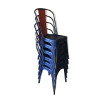 6 anciennes chaises tolix