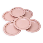 6 assiettes creuses betty longwy