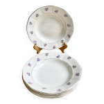 6 assiettes creuses digoin