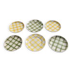 6 assiettes  dessert