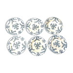 6 assiettes dessert minton montrose 19�me