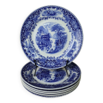 6 assiettes  dessert royal sphinx cambridge holland