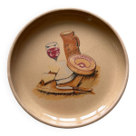 6 assiettes fromage grs de gien