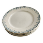 6 assiettes plates choisy le roy