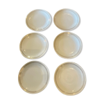 6 assiettes porcelaine art dco ahrenfeldt limoges