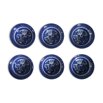 6 bols en porcelaine anglaise bleue willow