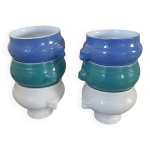 6 bols � soupe anciens