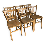 6 chaises bistrot pur jus
