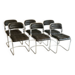 6 chaises cantilever, annes 70