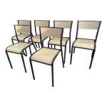 6 chaises d colier