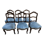 6 chaises louis xv d'poque - signes
