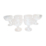 6 coupes a champagne ancienne