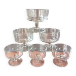 6 coupes � champagne cavalier 15 cl luminarc mod�le  su�de  vintage