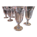 6 coupes à glace en verre et cristal 6 coupes à glace en verre et cristal