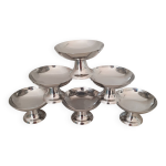 6 coupes en inox 18 / 10 glace dessert