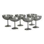 6 coupelles en mtal argent guy degrenne