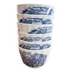 6 coupelles porcelaine anglaise