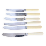 6 couteaux philip ashberry & sons made in sheffield england 21 cm