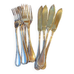 6 couverts � poissons christofle
