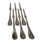 6 curettes  homard mtal argent orfvre christofle malmaison 18cm