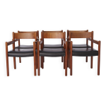 6 fauteuils vintage, 1960, danois, teck 6 fauteuils vintage, 1960, danois, teck