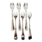 6 fourchettes  hutre art nouveau christofle hemerocalle
