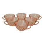 6 grandes tasses rosaline par luminarc 6 grandes tasses rosaline par luminarc