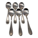 6 pelles à glace métal argenté orfèvre frionnet decor perles 6 pelles à glace métal argenté orfèvre frionnet decor perles