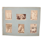 6 photographies anciennes danseuses joueurs d'chec kabyles picerie