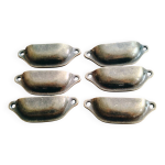 6 poignes coquille