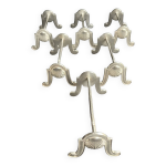 6 porte - couteaux argent poinçon tête de minerve 1er titre 6 porte - couteaux argent poinçon tête de minerve 1er titre