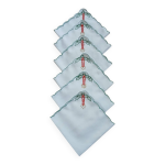 6 serviettes de table brod�es anciennes