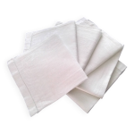 6 serviettes de table en lin damass