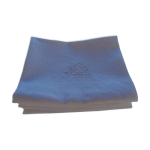6 serviettes de table monogramme f&b